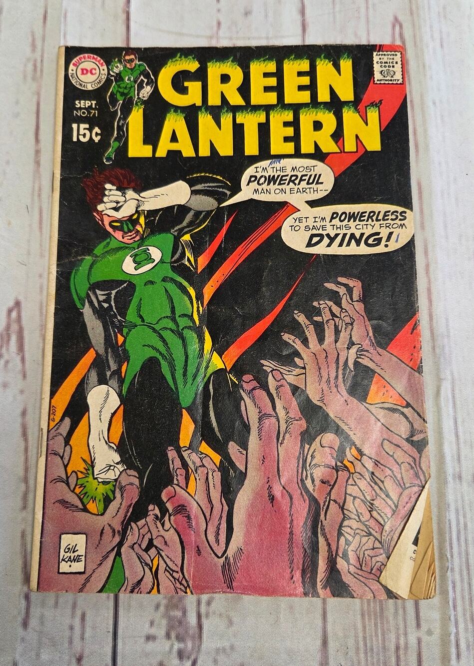 Green Lantern #71 Sept 1969 DC Comics Silver Age Vintage Comic